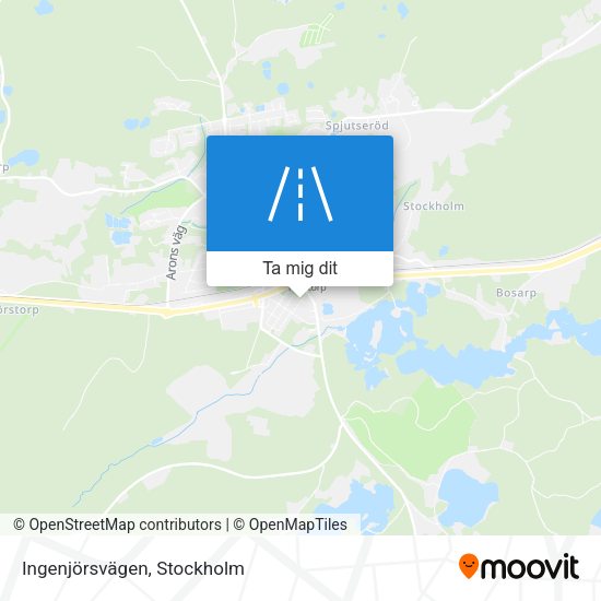 Ingenjörsvägen karta