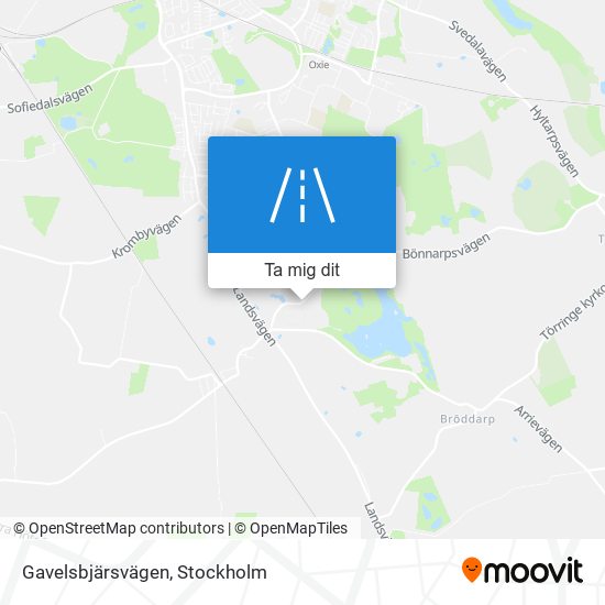 Gavelsbjärsvägen karta