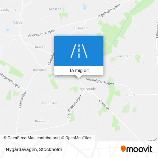 Nygårdavägen karta