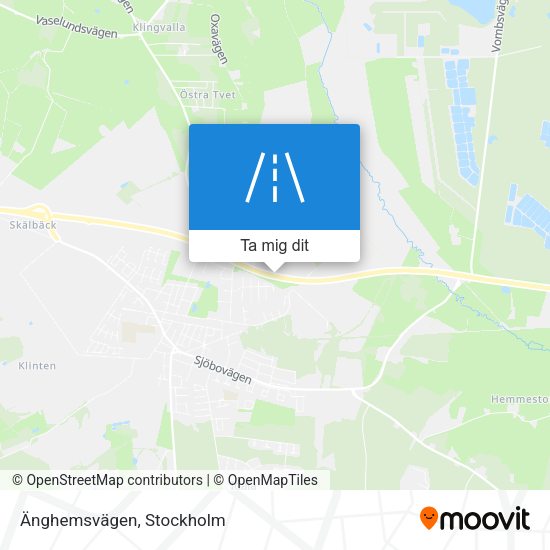 Änghemsvägen karta