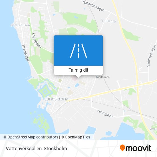 Vattenverksallén karta