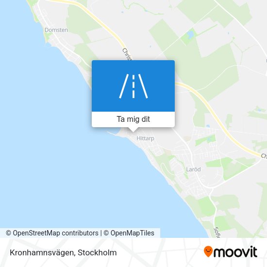 Kronhamnsvägen karta