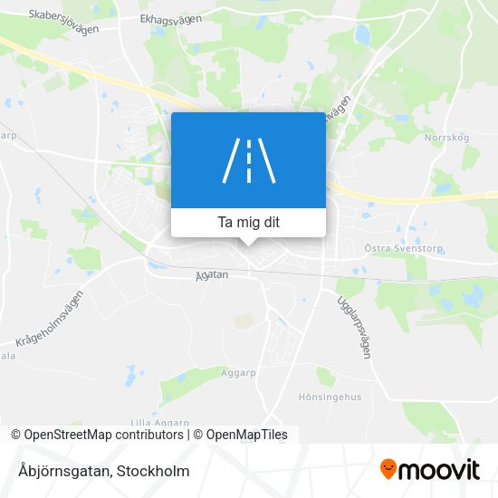 Åbjörnsgatan karta