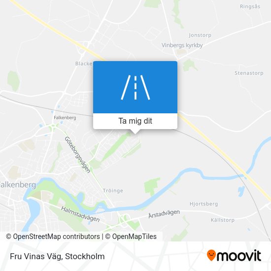 Fru Vinas Väg karta