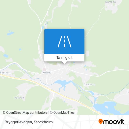 Bryggerievägen karta