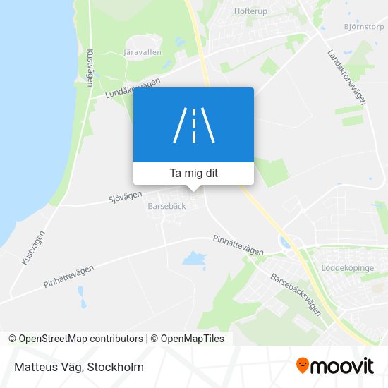 Matteus Väg karta