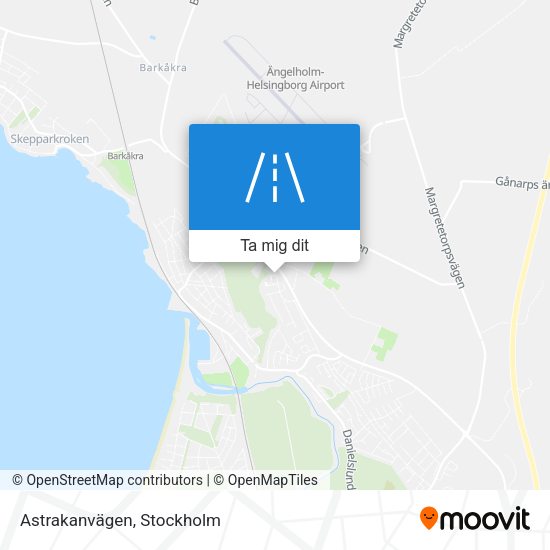 Astrakanvägen karta