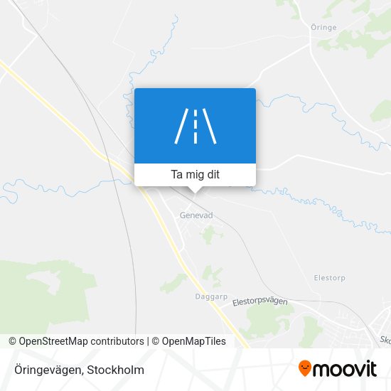 Öringevägen karta