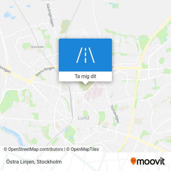 Östra Linjen karta