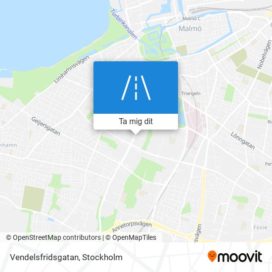 Vendelsfridsgatan karta