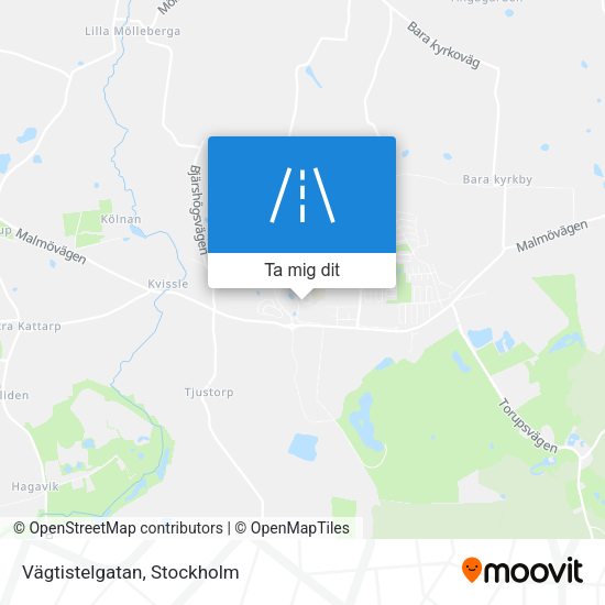Vägtistelgatan karta