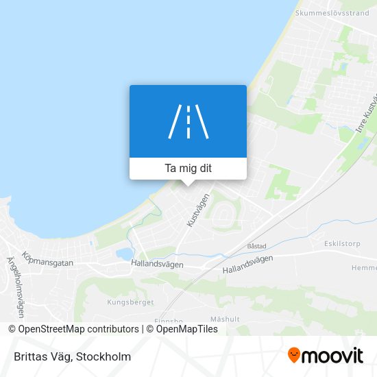 Brittas Väg karta
