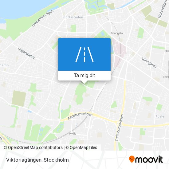 Viktoriagången karta