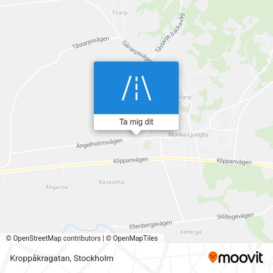 Kroppåkragatan karta