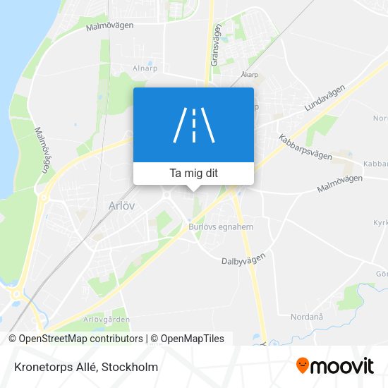 Kronetorps Allé karta