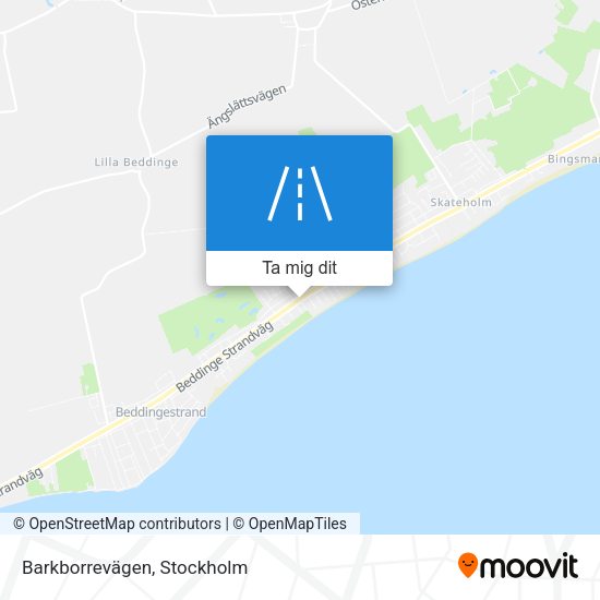 Barkborrevägen karta