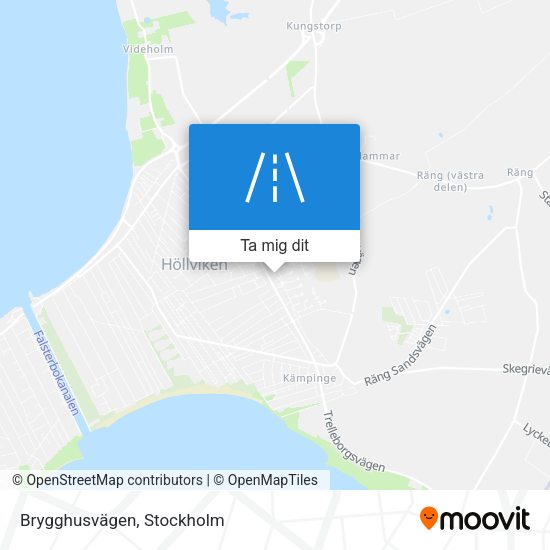 Brygghusvägen karta