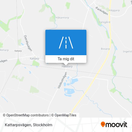 Kattarpsvägen karta