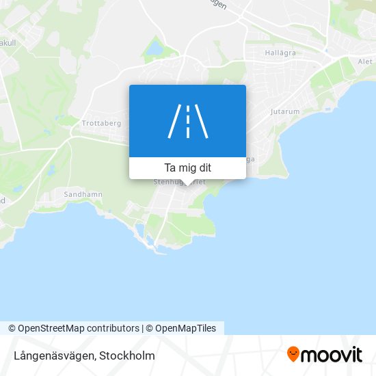 Långenäsvägen karta