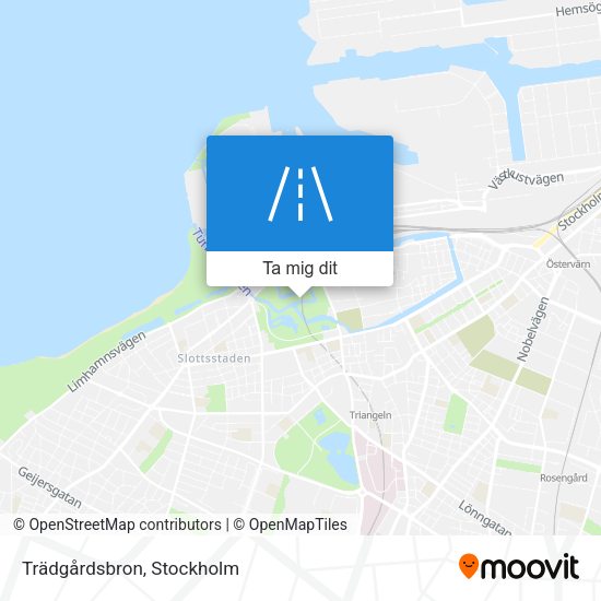Trädgårdsbron karta