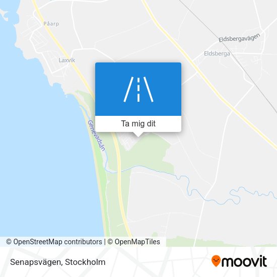 Senapsvägen karta