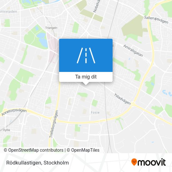 Rödkullastigen karta