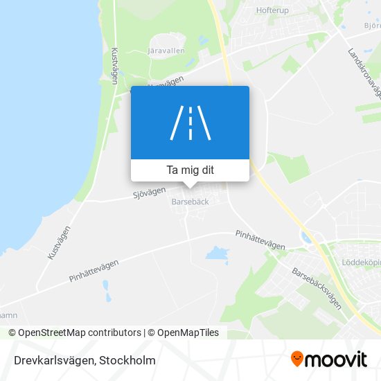 Drevkarlsvägen karta