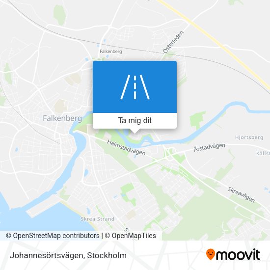 Johannesörtsvägen karta