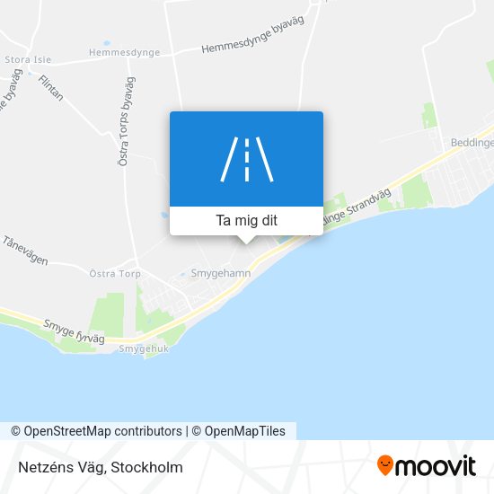 Netzéns Väg karta