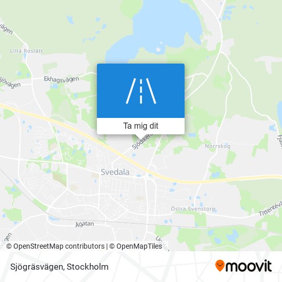 Sjögräsvägen karta