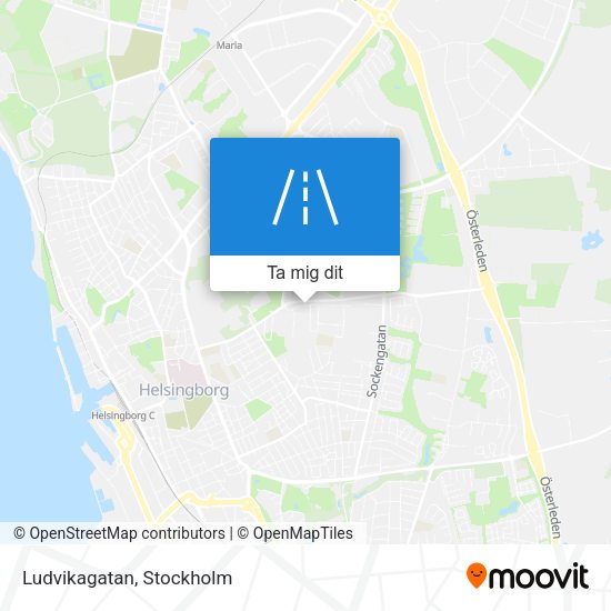 Ludvikagatan karta