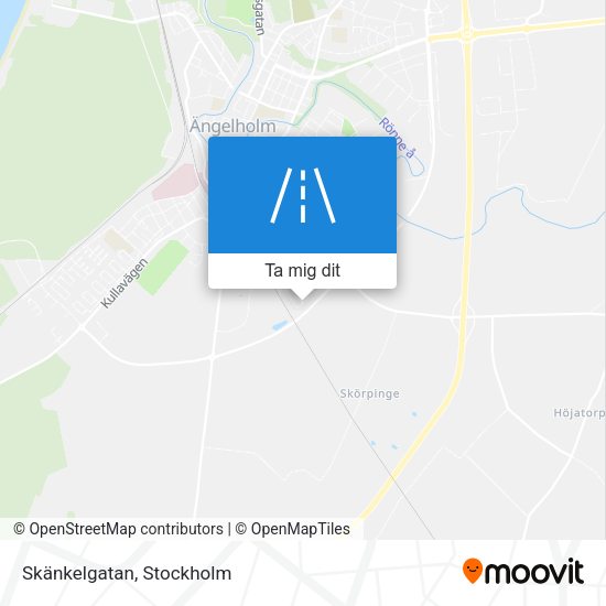 Skänkelgatan karta