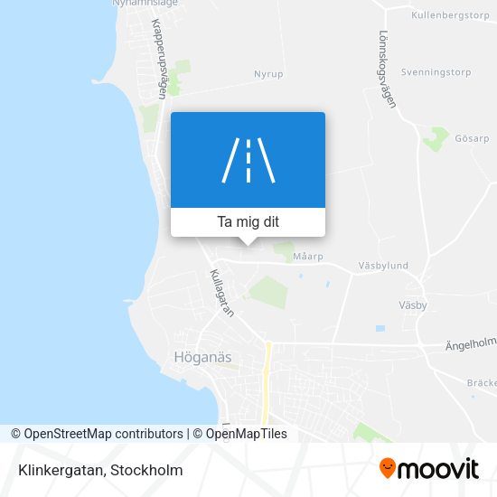 Klinkergatan karta