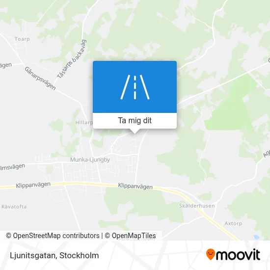 Ljunitsgatan karta