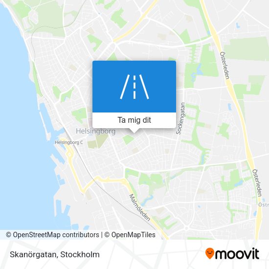 Skanörgatan karta