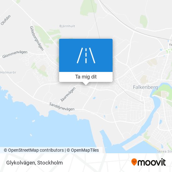 Glykolvägen karta