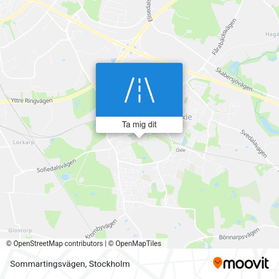 Sommartingsvägen karta