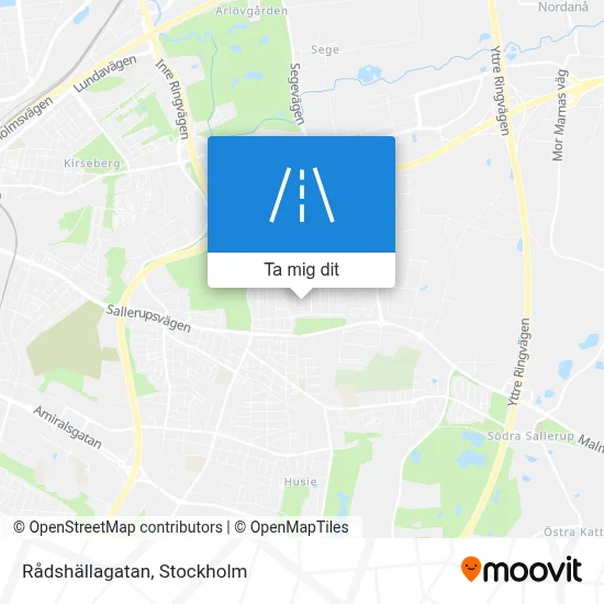 Rådshällagatan karta