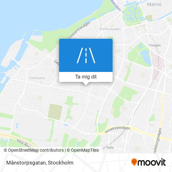 Månstorpsgatan karta