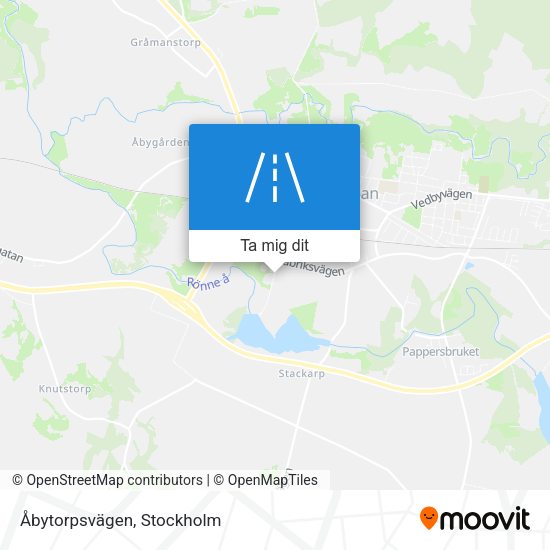 Åbytorpsvägen karta