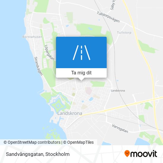 Sandvångsgatan karta