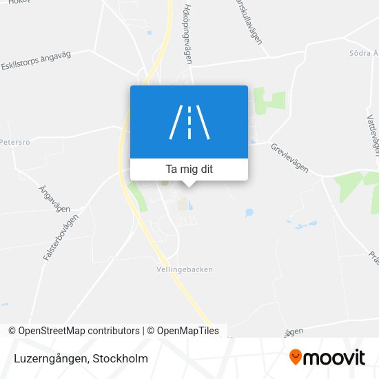 Luzerngången karta