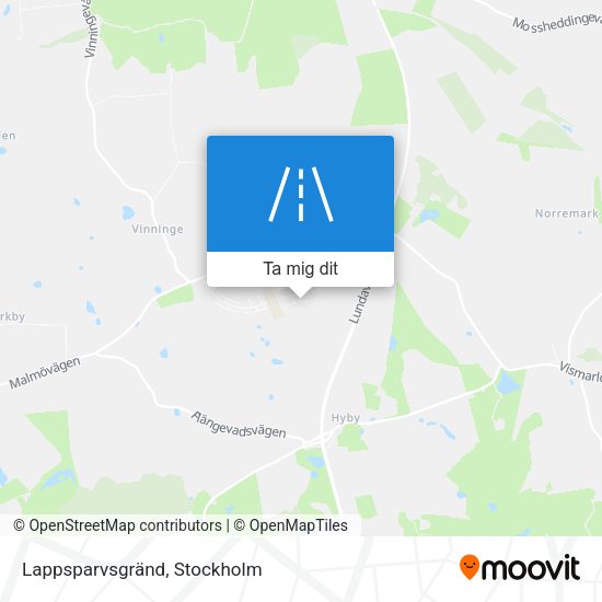 Lappsparvsgränd karta