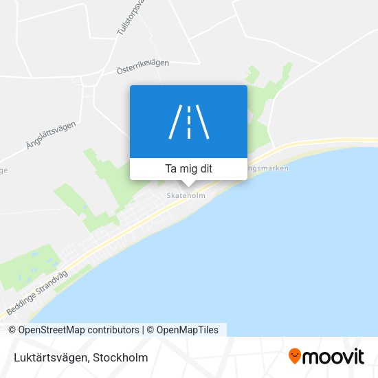Luktärtsvägen karta