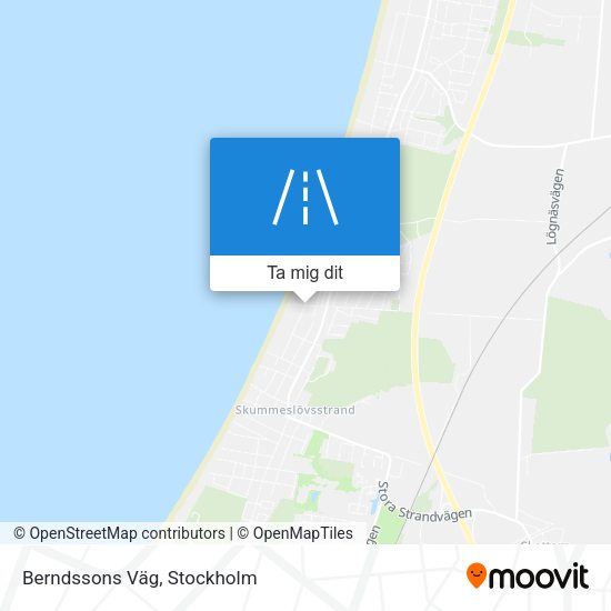 Berndssons Väg karta