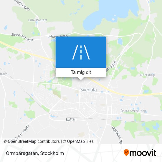 Ormbärsgatan karta