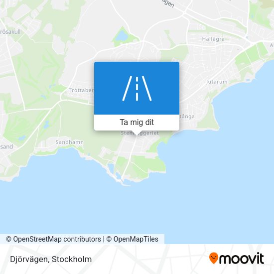 Djörvägen karta