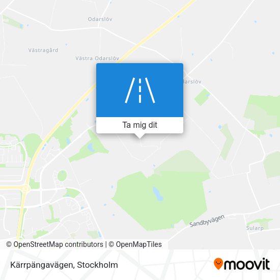Kärrpängavägen karta