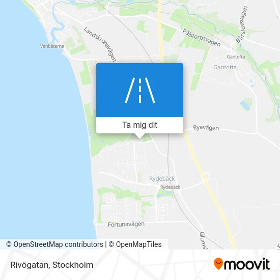 Rivögatan karta