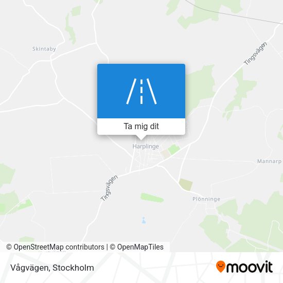 Vågvägen karta